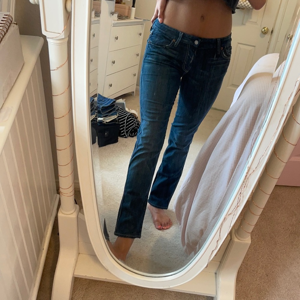 dark blue low waisted skinny jeans